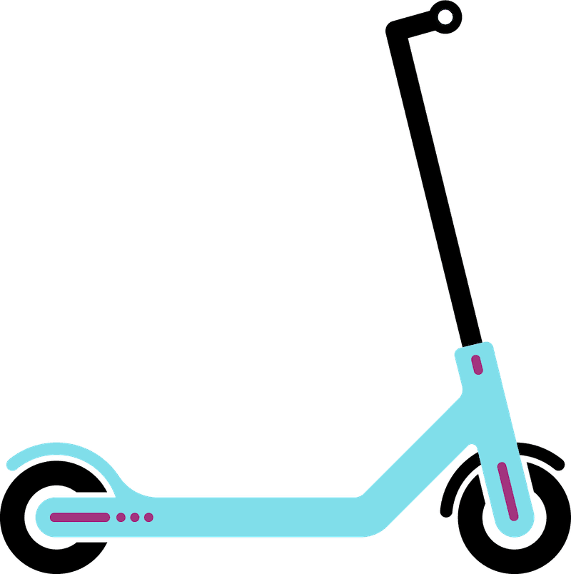 Coddiwomple Art scooter mascot